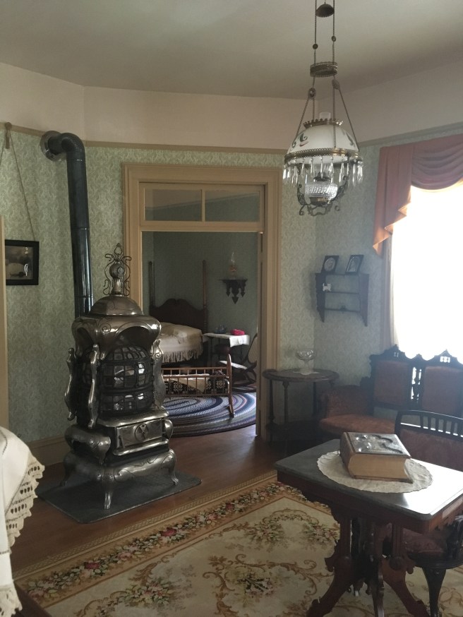 Living room of Willa Cather childhood home